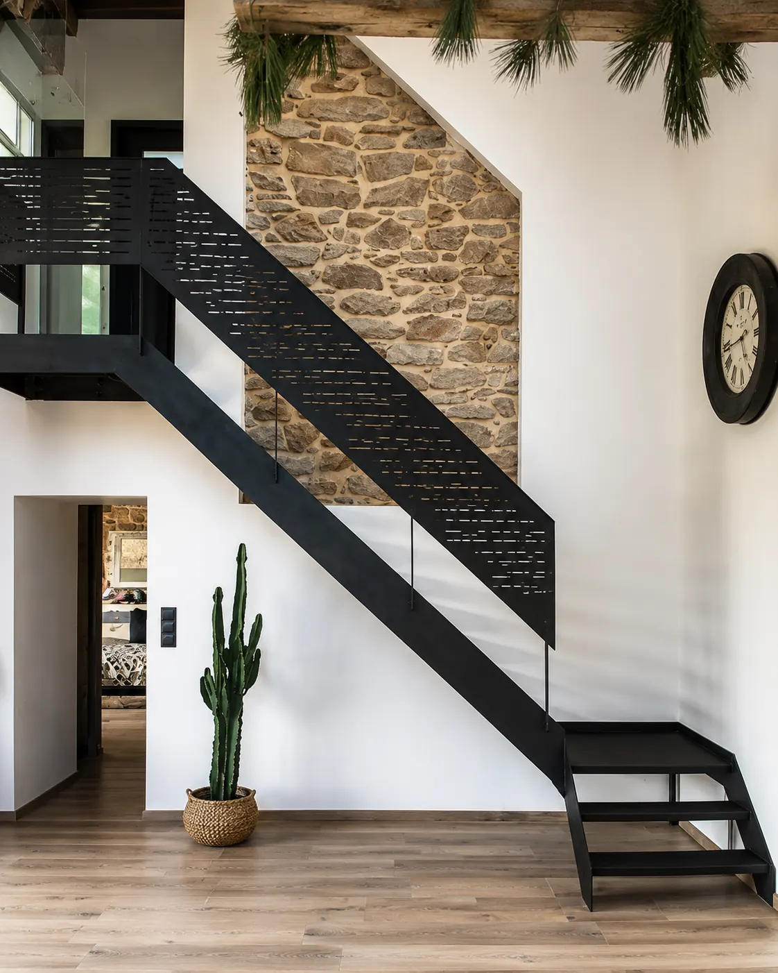 Металлическое ограждение Loft 1 в стиле лофт